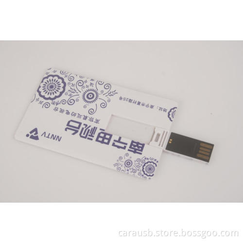 Nanning Television custom gift card Usb pendrive gifts to viewers and listeners supplied by CaraUSB